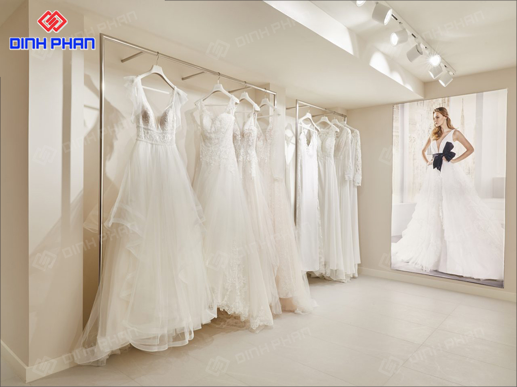 Thiết kế showroom áo cưới đẹp như mơ