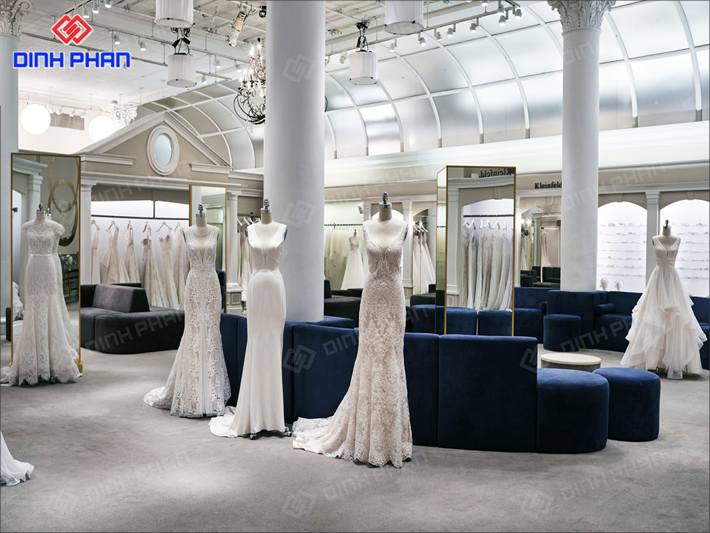 Thiết kế showroom áo cưới đẹp tuyệt