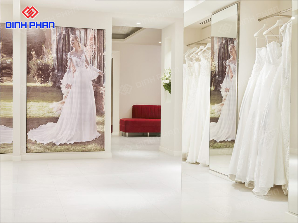 Showroom trưng bày mẫu áo cưới