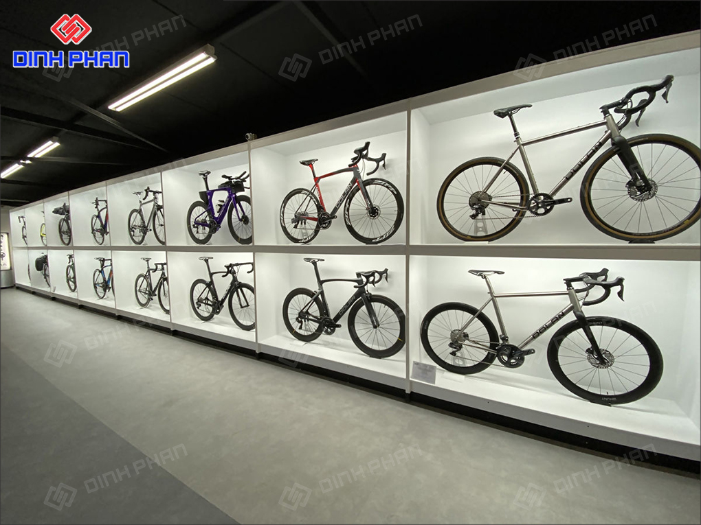 Showroom xe đạp đẹp ấn tượng