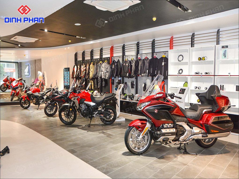 Thiết kế showroom xe máy đẹp