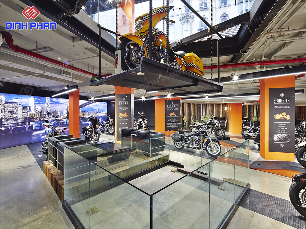 Showroom xe máy đẹp