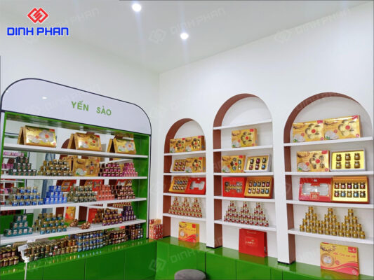 thiết kế shop yến sào