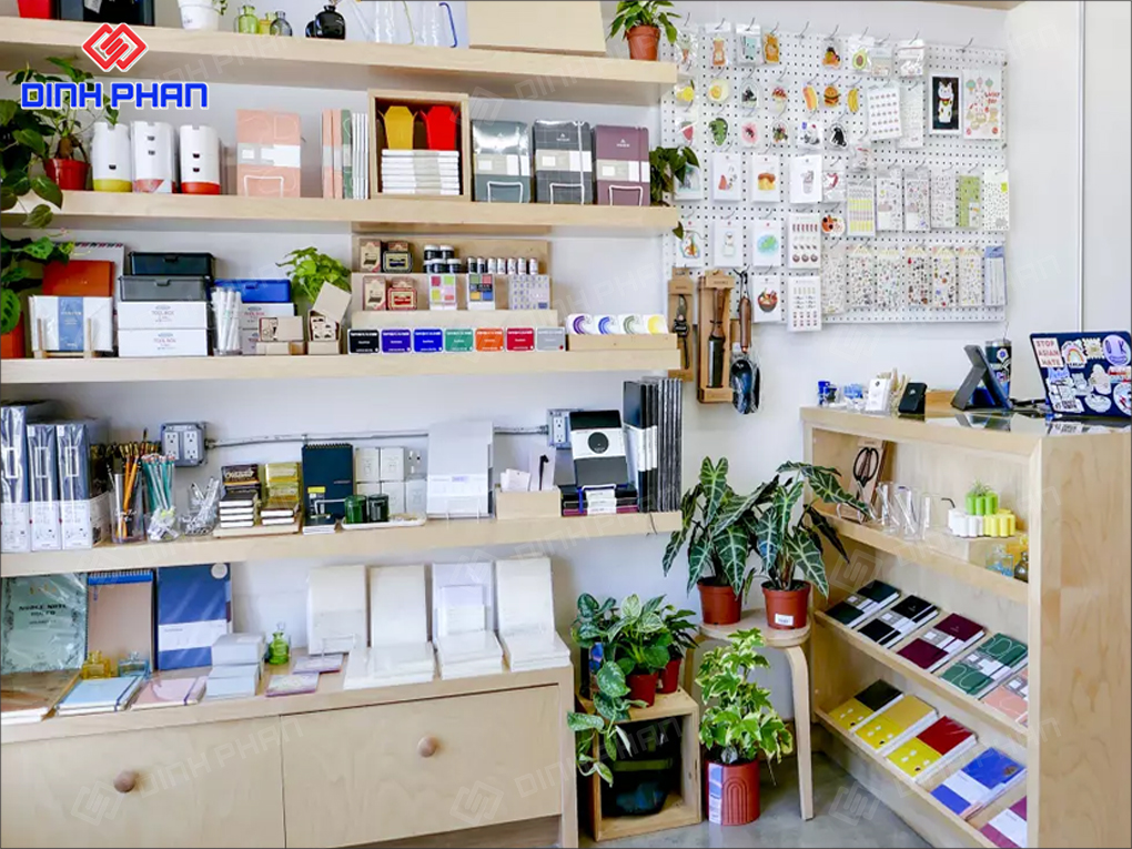 Thiết kế cửa hàng văn phòng phẩm nhỏ