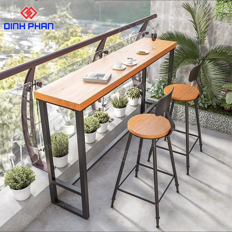 Bàn quầy bar đẹp đơn giản