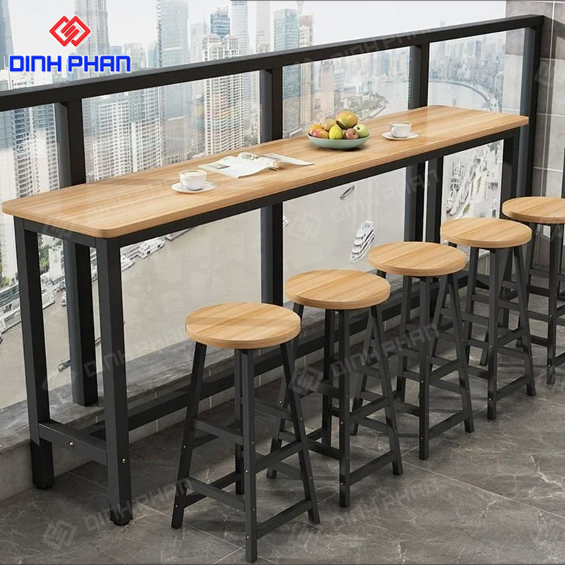 Bàn quầy bar đẹp đơn giản