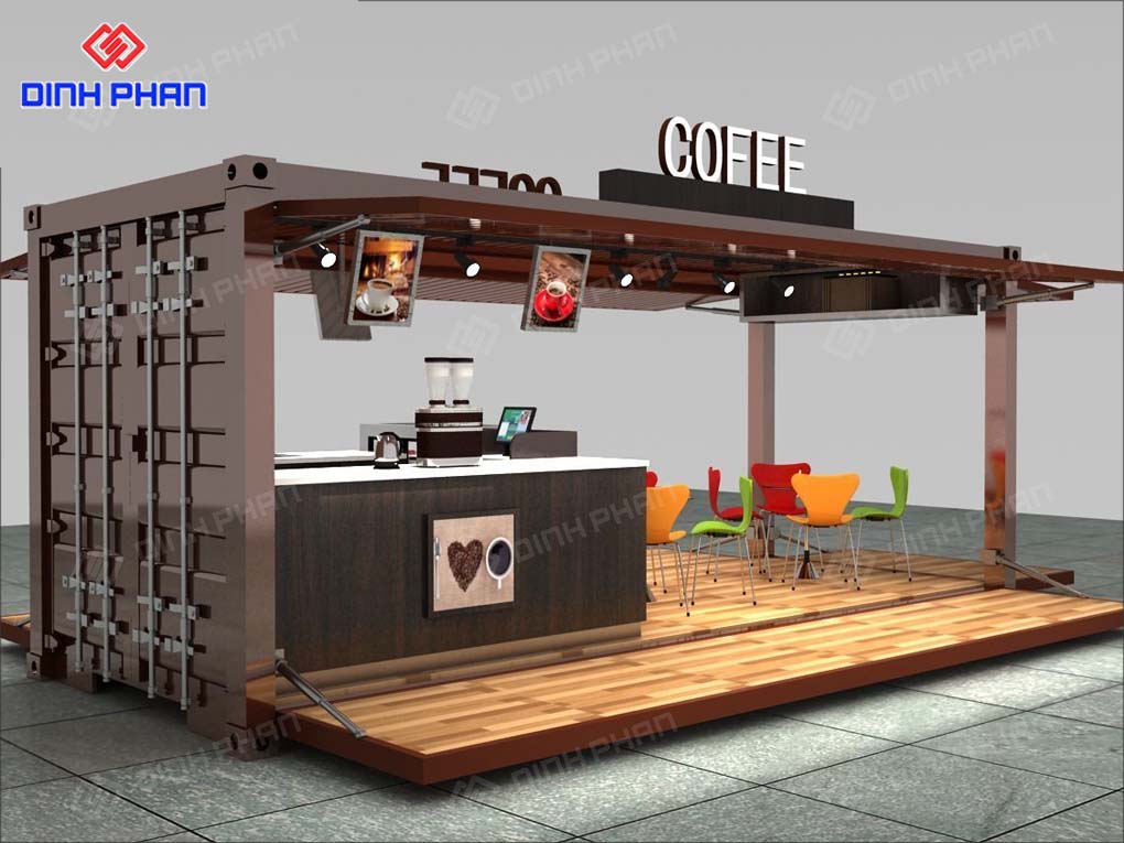 10+ Mẫu Cafe Container Phổ Biến, Độc Lạ, Sáng Tạo