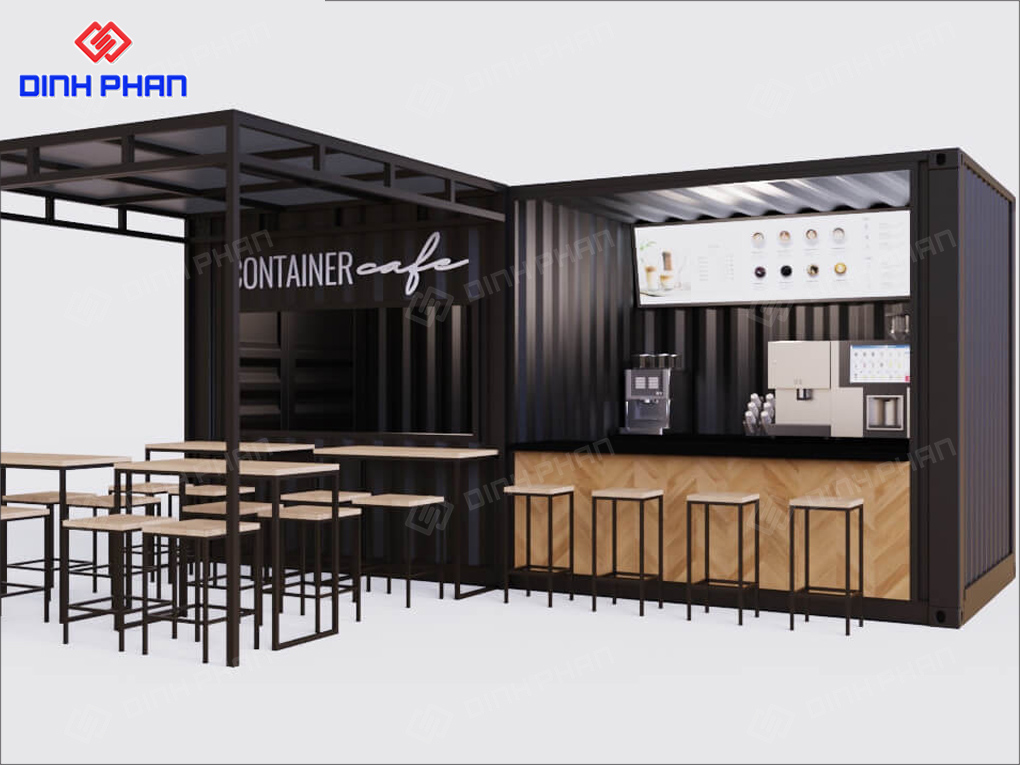 10+ Mẫu Cafe Container Phổ Biến, Độc Lạ, Sáng Tạo