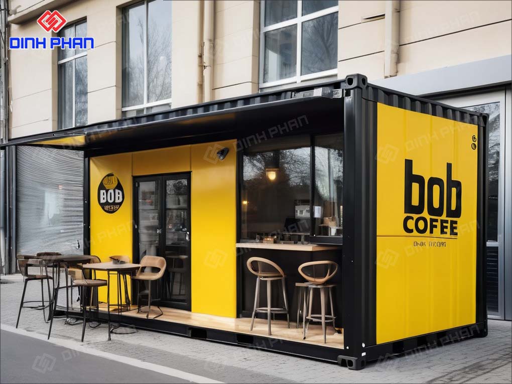 10+ Mẫu Cafe Container Phổ Biến, Độc Lạ, Sáng Tạo