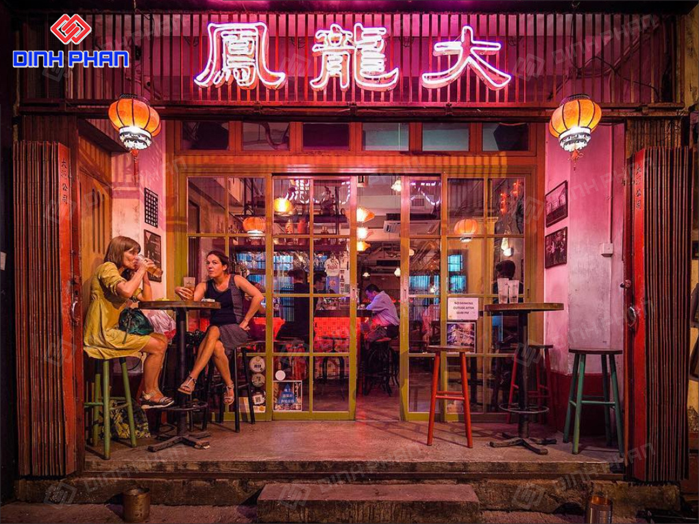 10+ Mẫu Quán Cafe HongKong Độc Đáo, Ấn Tượng