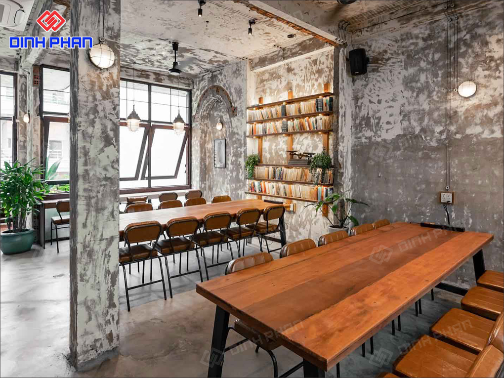 Thiết Kế Quán Cafe Industrial Phong Cách, Ấn Tượng