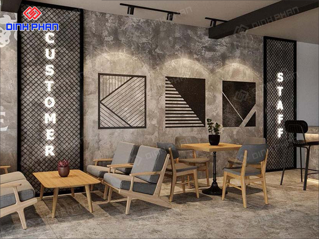 Thiết Kế Quán Cafe Industrial Phong Cách, Ấn Tượng