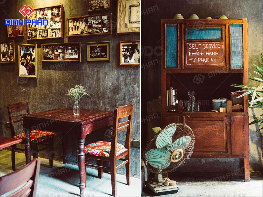 Thiết Kế Quán Cafe Retro - Tái Hiện Nét Đẹp Cổ Điển