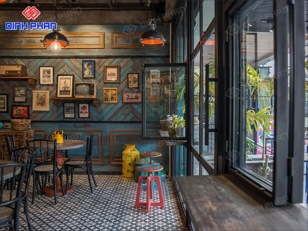 Thiết Kế Quán Cafe Retro - Tái Hiện Nét Đẹp Cổ Điển