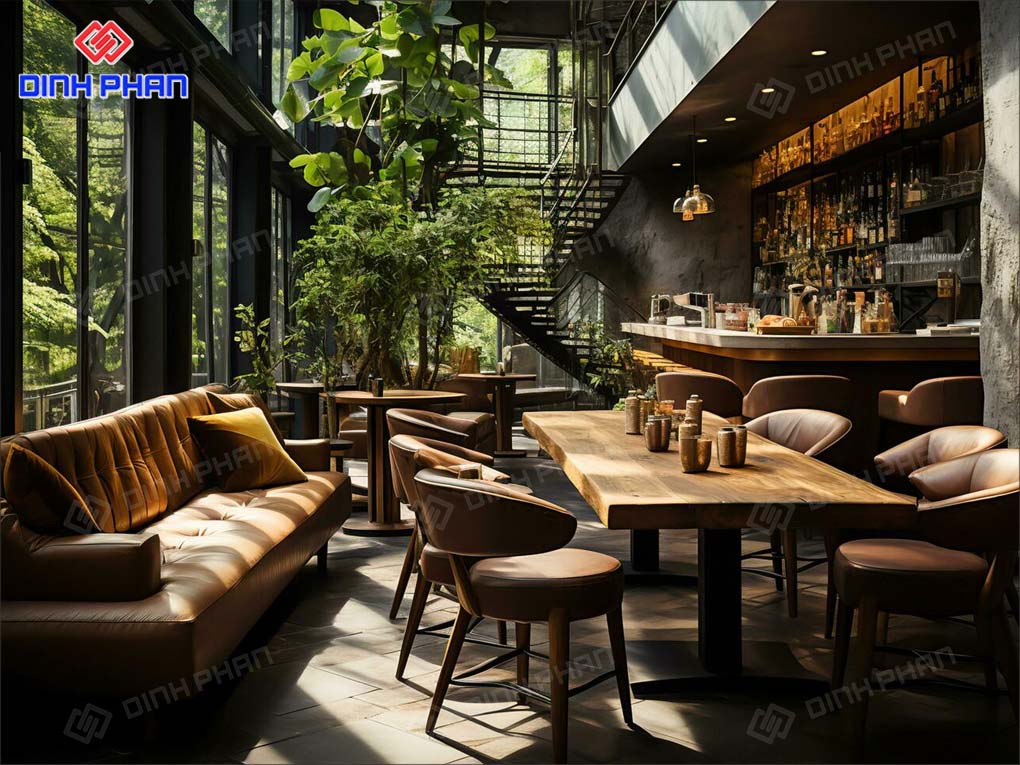 Thiết Kế Quán Cafe Rustic – Không Gian Hoài Cổ, Mộc Mạc