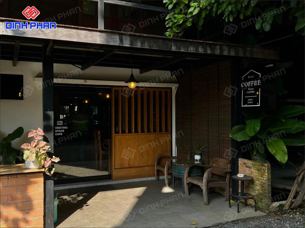 Thiết Kế Quán Cafe Rustic – Không Gian Hoài Cổ, Mộc Mạc