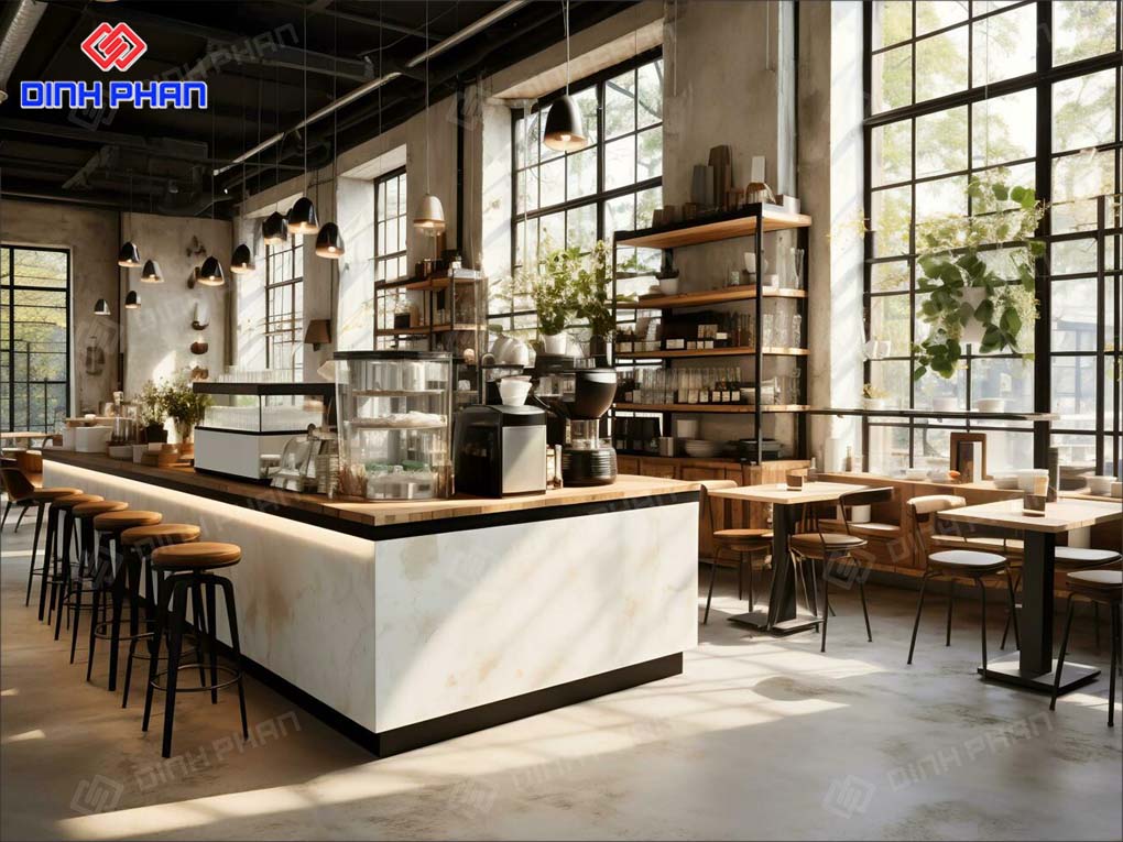 Thiết Kế Quán Cafe Rustic – Không Gian Hoài Cổ, Mộc Mạc